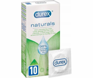 Durex Durex Naturals tenké kondomy s mazivem vytvořeným s...