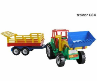 CHOIŃSKI Traktor s lyžicou a prívesom - CHOIŃ 084