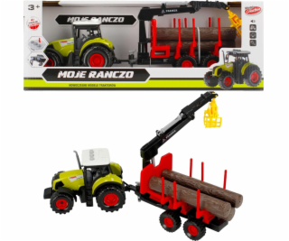 Mega Creative My Ranch Tractor s přívěsem 34 cm se světle...