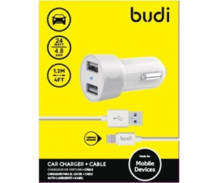 Budi Charger 2x USB-A 4,8 A (BD622LW)