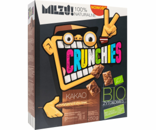 Milzu Milzu Crunchies ražné a ovsené vločky s kakaom - 250 g