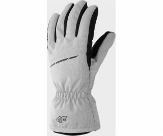 4F Dámské lyžařské rukavice H4Z22-RED002 Cool Light Grey ...