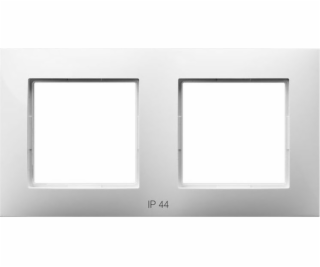 Ospel Aria Double Frame pro konektory IP44 BIALY RH-2U/00