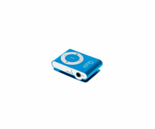 QUER KOM0556 MODRÝ MP3 prehrávač s modrou čítačkou kariet