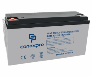 Baterie Conexpro AGM-12-150 VRLA AGM 12V/150Ah, T16 
