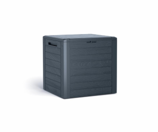 Zahradní box Prosperplast WOODEBOX antracit 140L 