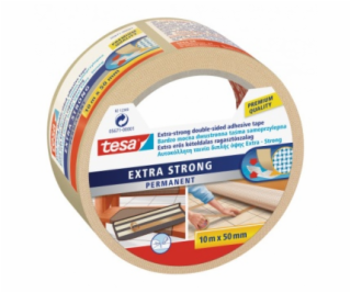 Obojstranná lepiaca páska Tesa Extra Strong, 10 mx 50 mm