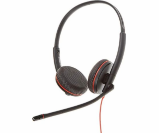 Sluchátka s poly Blackwire 3225, C3225 USB-C, jednotka mi...
