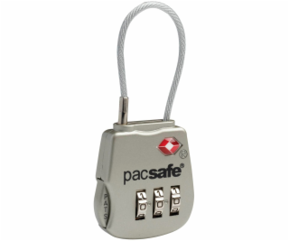 Pacsafe Prosafe 800 TSA Kabel Zahlenschloss Silver