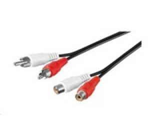 PREMIUMCORD Kabel prodlužovací audio 2x Cinch - 2x Cinch ...