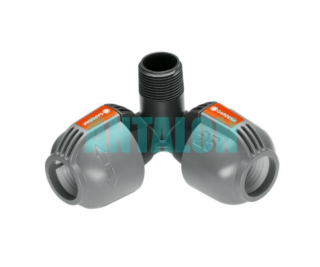 GARDENA L-kus 25 mm x vonkajší závit 3/4", rohová prípojk...