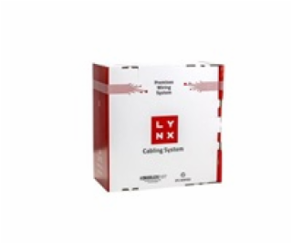 UTP kabel LYNX REELEX AIR, Cat5E, drát, PVC, Eca, šedý, 305m