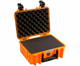 B&W Outdoor Case 3000 with pre-cut foam (SI) orange