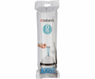 Brabantia PerfectFit Bin Liner Type O, 30 L, 20 Bags