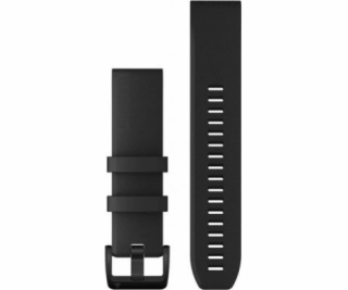 Silikonový pás pro QuickFit 22 zápěstí (černá / černá spo...