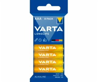 1x8 Varta Longlife AAA LR 3 balene vo folii