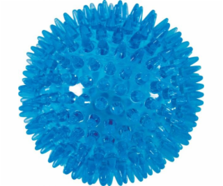 Hrací míč Zolux TPR POP s hroty 8 cm, tyrkysová barva