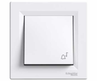 Bílé zvonkové tlačítko Schneider Electric Asfora - EPH080...