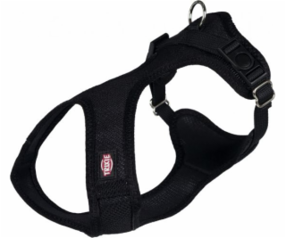 Postroj Trixie Soft, S–M: 35–60 cm/20 mm, černý