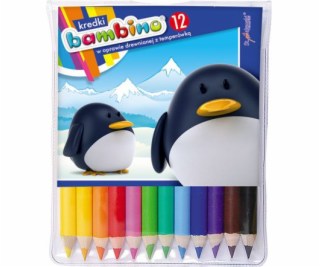 Svatý. Majewski BAMBINO pastelky v dřevěném rámu, 12 bare...