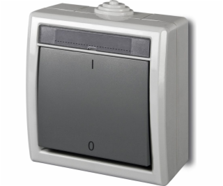 Elektro-Plast Aquant prisadený dvojpólový spínač LNT-2 10...