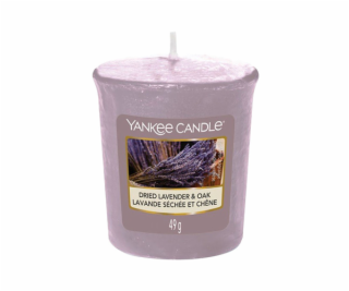 Svíčka Yankee Candle, Sušená levandule a dub, 49 g