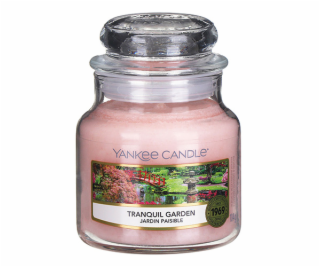 Svíčka ve skleněné dóze Yankee Candle, Tichá zahrada, 104 g