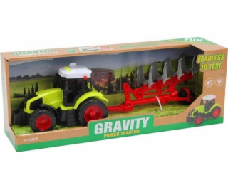 Traktor s přívěsem a zvukem