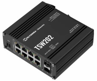 Teltonika TSW202 průmyslový L2 manažovaný switch, 8x PoE+...