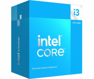 CPU INTEL Core i3-14100F, až 4.7GHz, 12MB L3, LGA1700, BO...