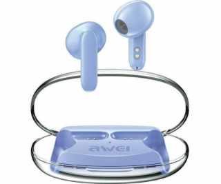  Bluetooth 5.3 T85 ENC TWS sluchátka Modrá