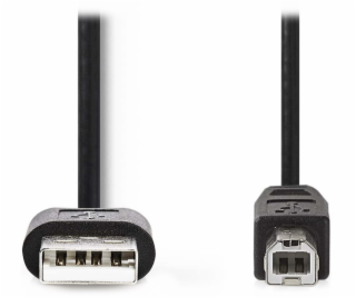 NEDIS kabel USB 2.0/ zástrčka USB-A - zástrčka USB-B/ k t...