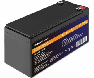 LiFePO4 lithiová železná baterie Qoltec | 12,8V | 9Ah | 1...