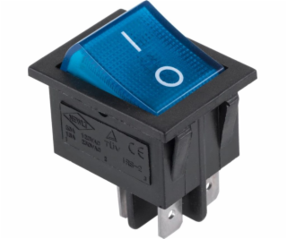 LechPol Konektorový spínač IRS-201-3C-Blue.230V