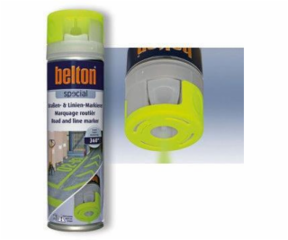 Aerosolová silniční barva Belton, žlutá, 500 ml