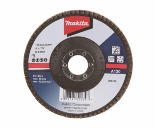 Listový brusný kotouč Makita D-63507 125x22,23 120