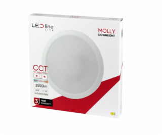 Zápustné svietidlo LED Line MOLLY, 24W, 3000-6000°K, LED