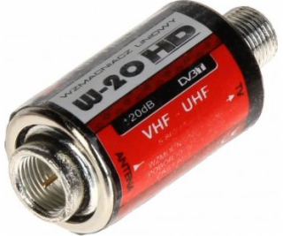 TV ANTÉNNY ZOSILŇOVAČ 20DB 12V 77-190
