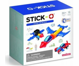 Magformers Stick-O magnetické bloky mestská sada 16 prvko...