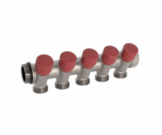 Kolektor je horúci voda, 3/4&quot;x1/2&quot;, 5 krúžkov