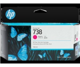 HP 738 130-ml Magenta DesignJet Ink Cartridge