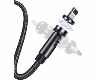 Usams USB-A – Lightning kabel 1 m černý (109577)