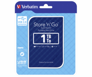 Verbatim Store n Go 2,5      1TB USB 3.0 modra Gen 2