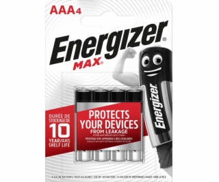 Energizer Baterie Max AAA / R03 4 ks.
