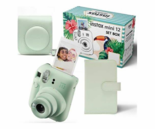 FujiFilm Instax Mini 12 BIG Bundle, Mint Green