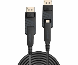 Kábel Lindy Fiber Optic Hybrid Mini DisplayPort 1.4