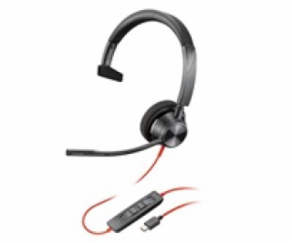Poly náhlavní souprava Blackwire 3310 MS, USB-C/A adaptér...