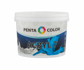 Disperzní barvy Pentacolor Acryl 7, bílá, 10l