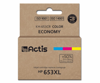Actis KH-653CR, náhradný atrament do tlačiarne HP 653XL 3...