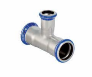 Geberit Tees Mapress Edelstahl redukce 54-35 - 31225